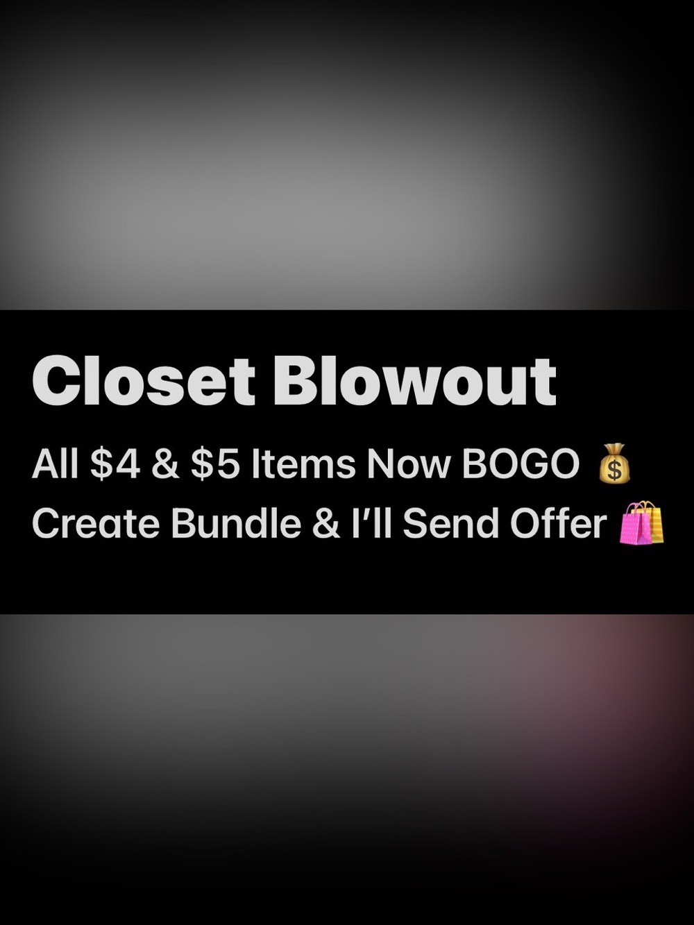 ATTENTION 🚨 Closet Closeout !!